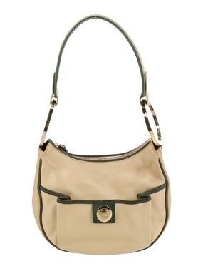 Tod's Beige and Dark Green Mini Shoulder Bag